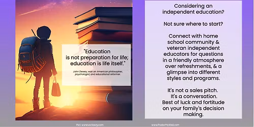 Thinking About Home Schooling? Coffee Chat~Consult~Curriculum Sale