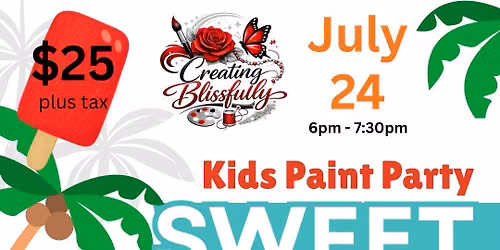 Sweet Summer Kids Paint Party