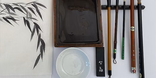 Sumi-e Japanese Ink Painting \u2013 Poppy