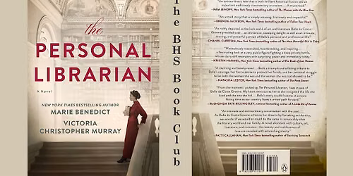 BHS Book Club: "The Personal Librarian"