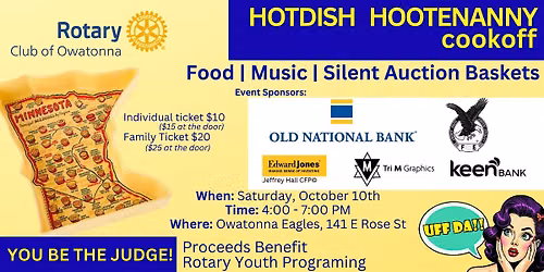 Rotary Hotdish Hootenanny Cookoff