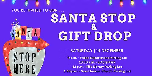 Santa Stop and Gift Drop