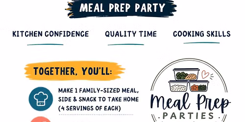 Parent + Child Meal Prep Party