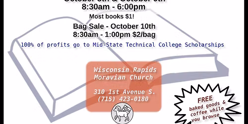 WR Moravian Church: Community Book Sale