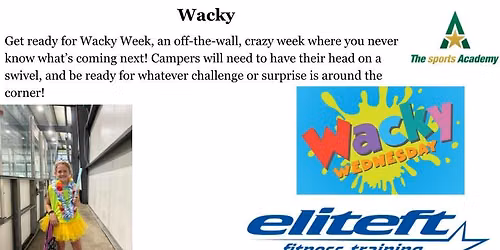 School's Out FUN Camp- Wacky Week