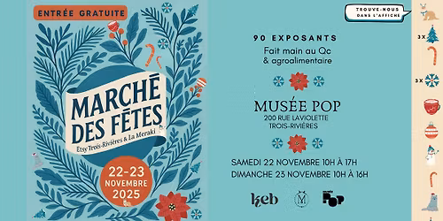 MARCH\u00c9 DES F\u00caTES ETSY TROIS-RIVIERES & La Meraki