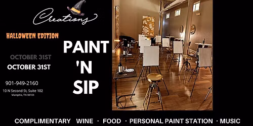 Halloween Paint 'N Sip