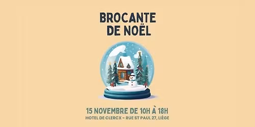 BROCANTE DE NO\u00cbL | Hotel de Clercx