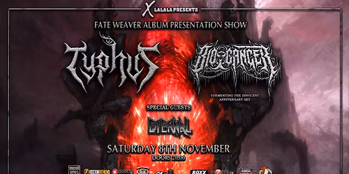 TYPHUS \/ BIO-CANCER\/ ETERNAL 'Fate Weaver Presentation' Live at PIRAEUS ACADEMY
