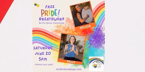 Free PRIDE Breathwork: We are Queer and We are Here