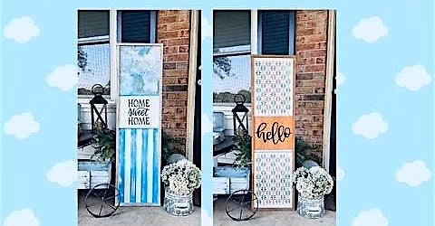 Summer Flower Porch Leaner