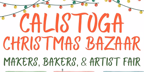 Calistoga Christmas Bazaar