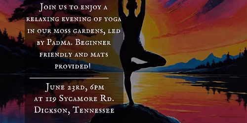 Sunset Yoga at The Indigo Cottage