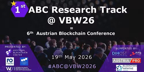 ABC Research Track @ Vienna Blockchain Week (VBW26)