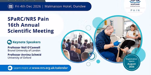 SPaRC\/NRS Pain Network 16th Annual Scientific Meeting