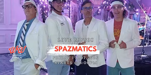 \ud83c\udfb8 Spazmatics Live at Whiskey Wings Largo! \ud83d\udd7a