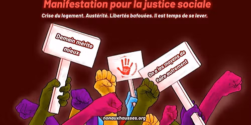 Manifestation unitaire pour la fin des travaux parlementaires