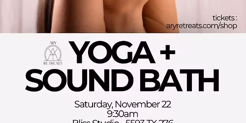 Yoga + Sound Bath - Royse City