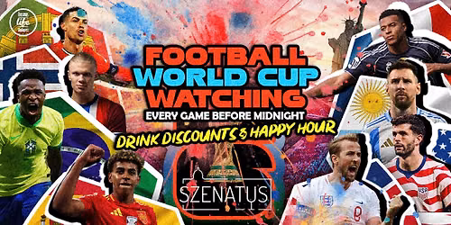 Football Watching with ELB @Szen\u00e1tus - 20% drink discount w\/ ELB Card!