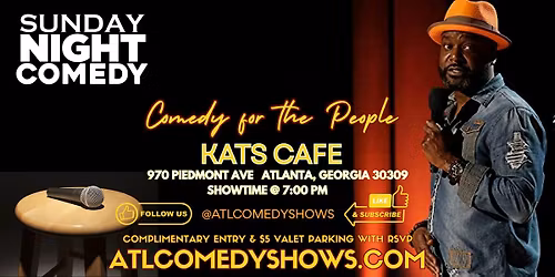 Sunday Night Comedy for the People.