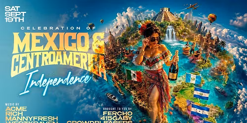 Mexico & Centroam\u00e9rica Independence at The Grand Nightclub Saturday 9.19.26