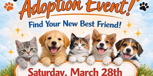 \ud83d\udc3e ADOPTION EVENT \u2013 LEWISVILLE, TX! \ud83d\udc3e