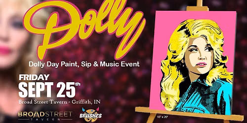 Dolly Parton Day Paint, Sip, & Music Night at Broad Street Tavern