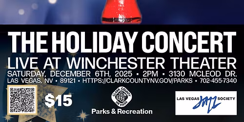 Jazz Arts Community Ensemble ~ The Holiday Concert, Live at Winchester Theatre