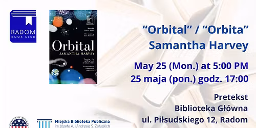 Radom Book Club #4 - "Orbital" Samantha Harvey