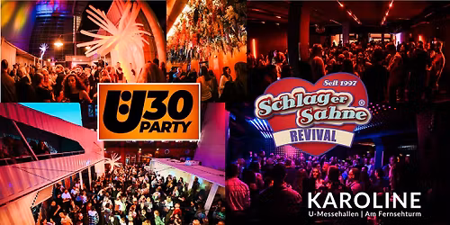 Hamburgs gr\u00f6\u00dfte \u00dc30 Party | 4 Floors + Open Air Area | SCHLAGerSAHNE Revival Floor