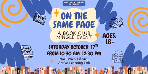 On the Same Page- Book Club Mingle