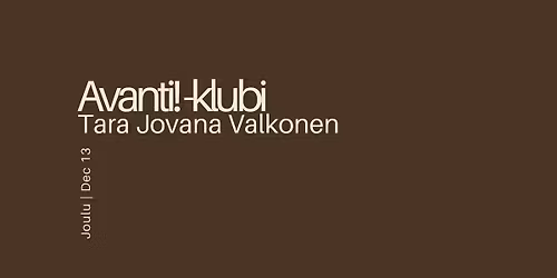 Avanti! -klubi: Tara Jovana Valkonen
