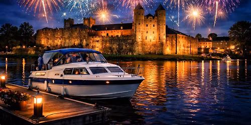 Enniskillen Halloween Fireworks from the Jetty