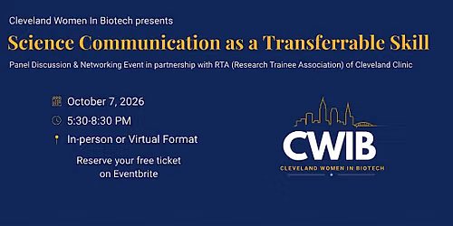 Science Communication as a Transferable Skill (In-Person)