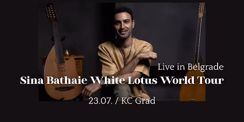 Sina Bathaie White Lotus World Tour - Live at KC Grad