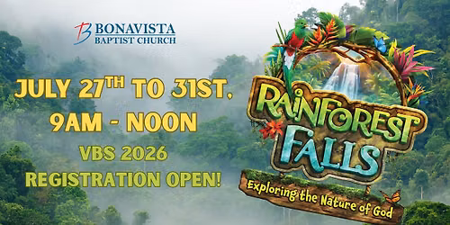 VBS 2026 @ Bonavista Baptist Church 