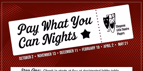 Snow White and the Seven Dwarfs of the Black Forest\/Pay What You Can Night