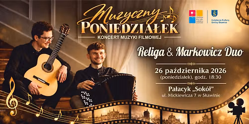 Muzyczny Poniedzia\u0142ek: Koncert muzyki filmowej
