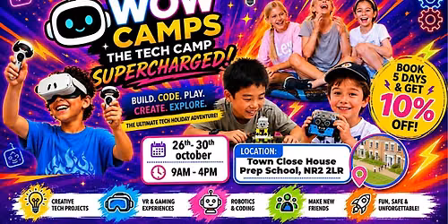 Norwich October Half Term Tech Camp