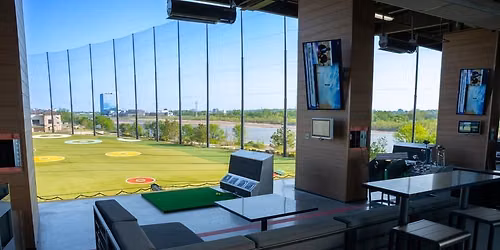 Bourbon Tulsa Weekly hits golf balls