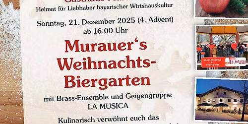 Murauer\u00b4s Weihnachts-Biergarten
