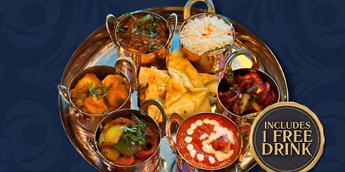 THALI NIGHT LAUNCHES THIS WEDNESDAY \ud83c\udf7d\ufe0f\u2728 A full tray. Bold flavours.