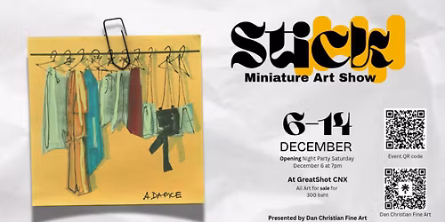 Stick: A Miniature Art Show Opening Night Party