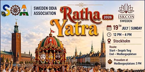 Rath Yatra 2026 by SOA and ISKCON