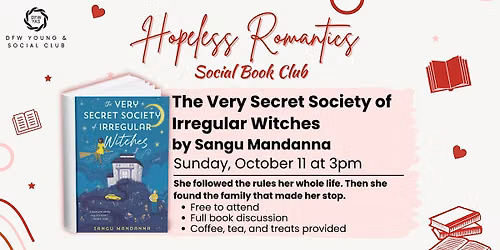 The Very Secret Society of Irregular Witches | Hopeless Romantics Book Club