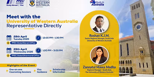 Meet the University of Western Australia Representative Directly