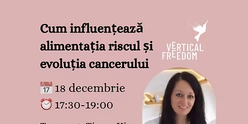Atelier Nutrigenomica \u00een preven\u021bia \u0219i suportul cancerului \u2013 ce po\u021bi controla cu adev\u0103rat\n