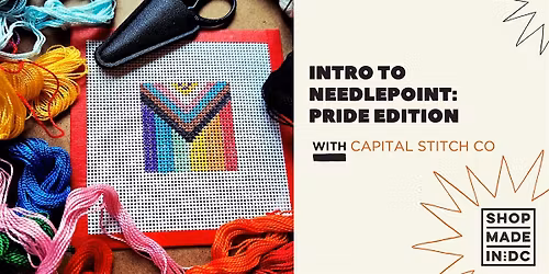 Intro to Needlepoint: Pride Edition w\/Capital Stitch Co