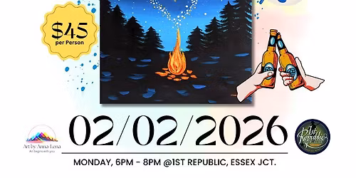 Paint & Sip Event @1st Republic, Essex Jct. on 02\/02\/2026