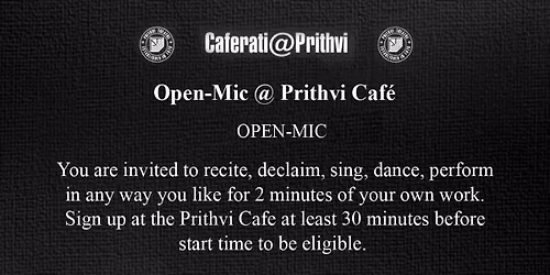 Caferati@Prithvi
